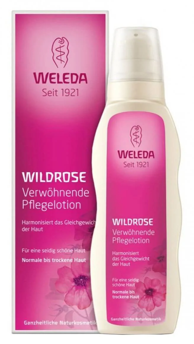 image for Lotiune de corp cu macese si trandafir salbatic Weleda, 200 ml foto