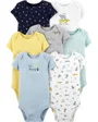 Carter's Set 7 piese body bebe Catelusi colorati foto