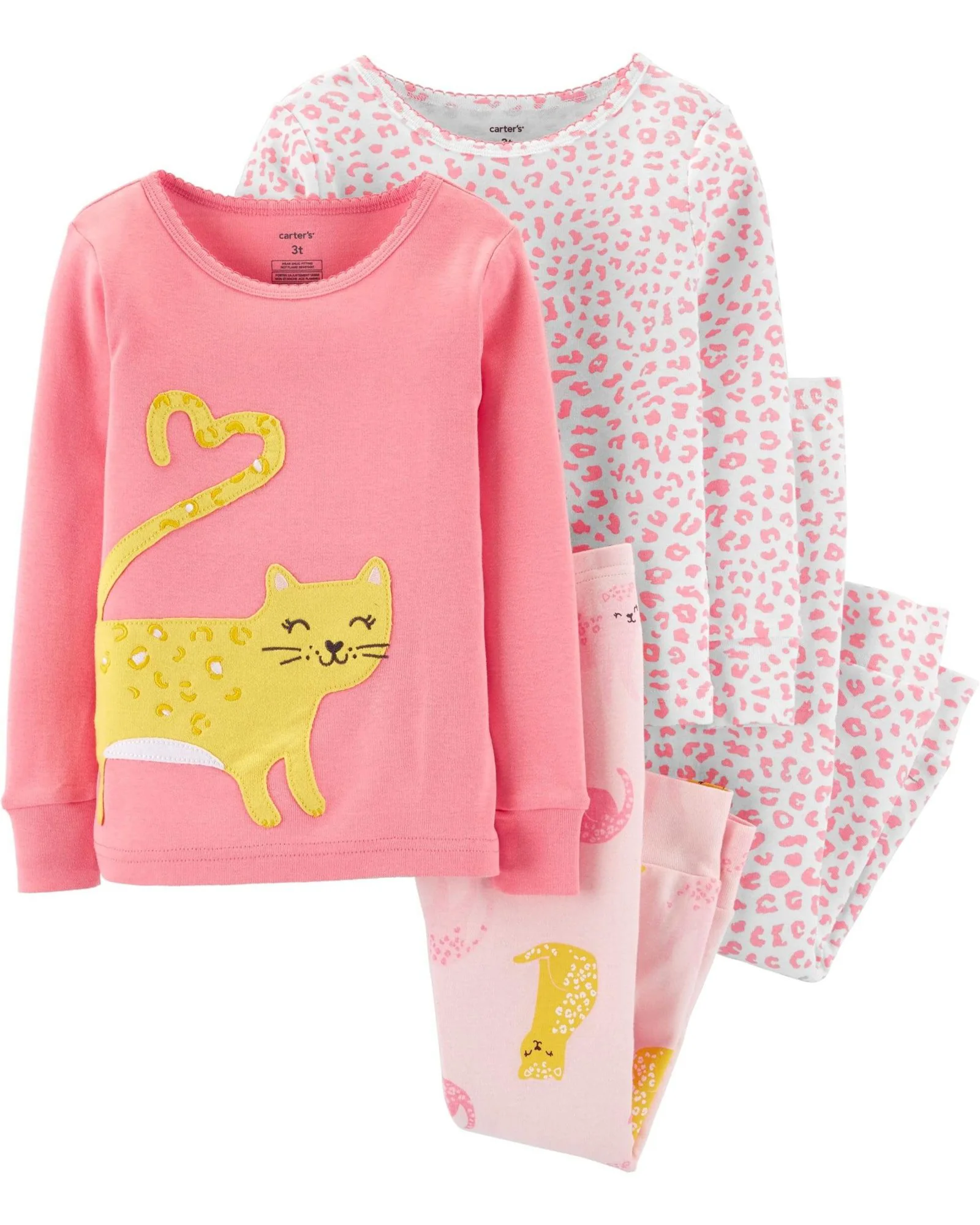 Carter's Set 2 pijamale Pisica foto