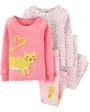 Carter's Set 2 pijamale Pisica foto
