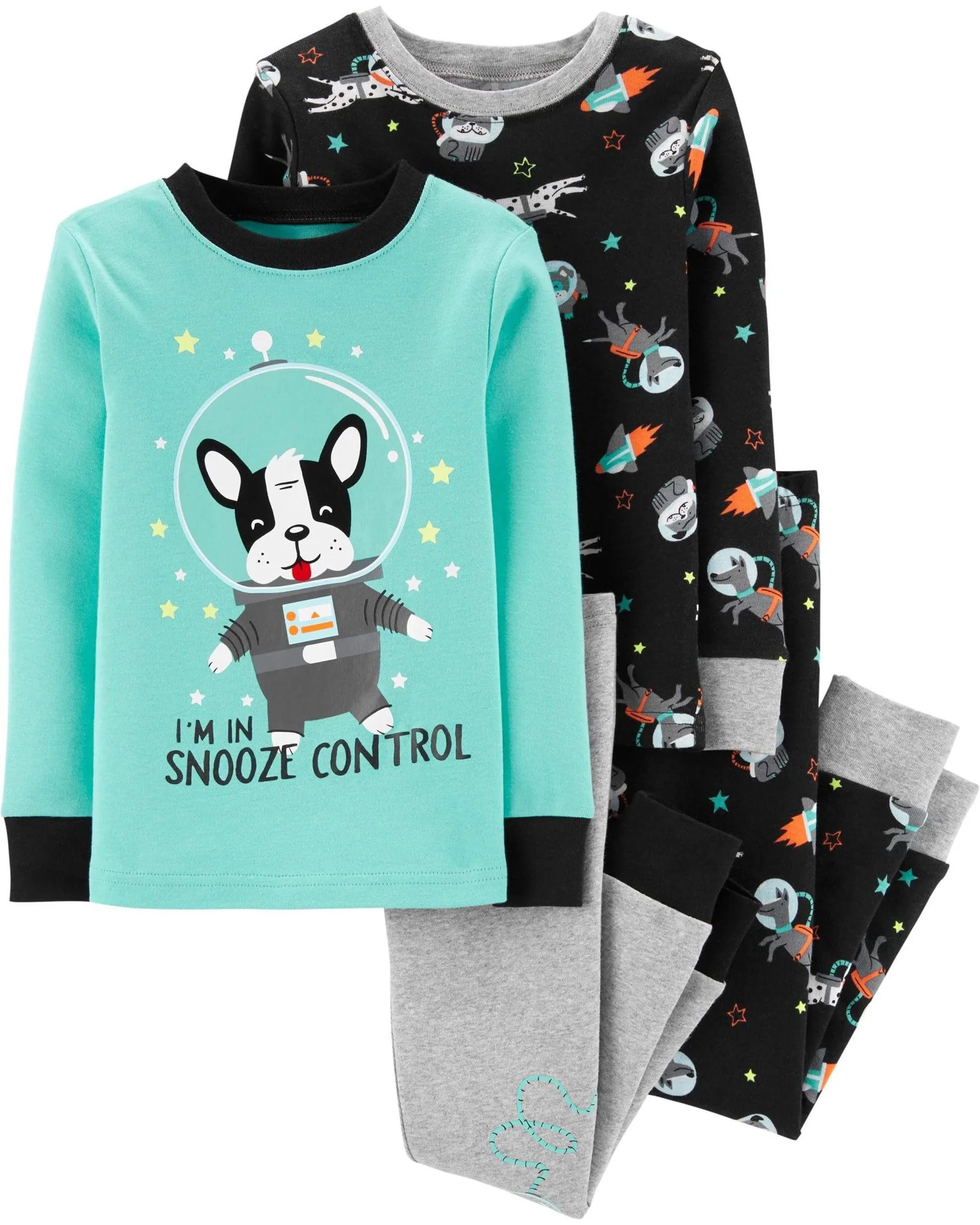 Carter's Set 2 pijamale Astronaut foto
