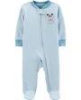 Carter's Pijama bebe cu dungi Pisica foto