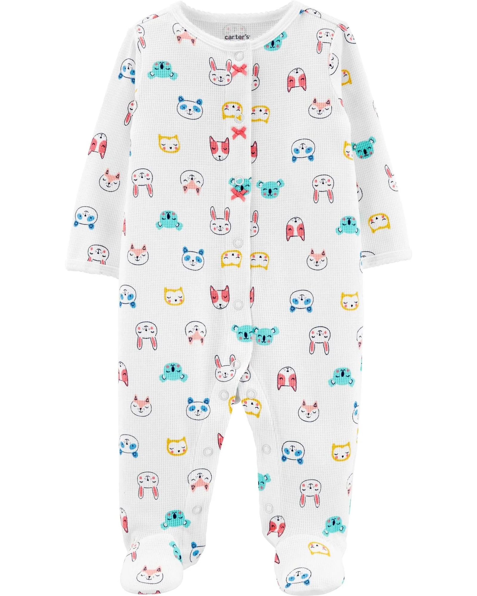 Carter's Pijama bebe ivoire cu Animale foto