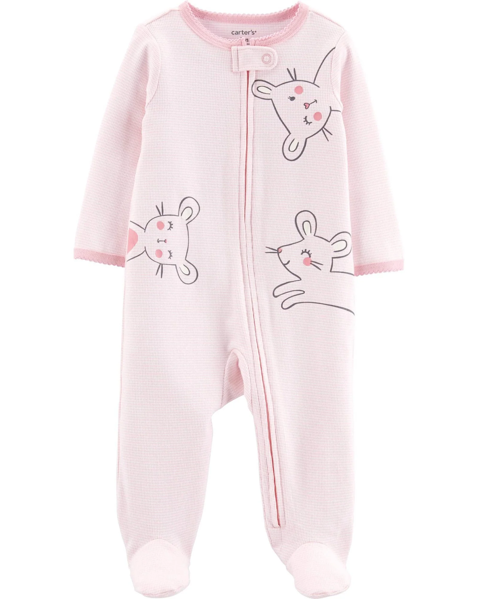 Carter's Pijama bebelus roz Soricei foto