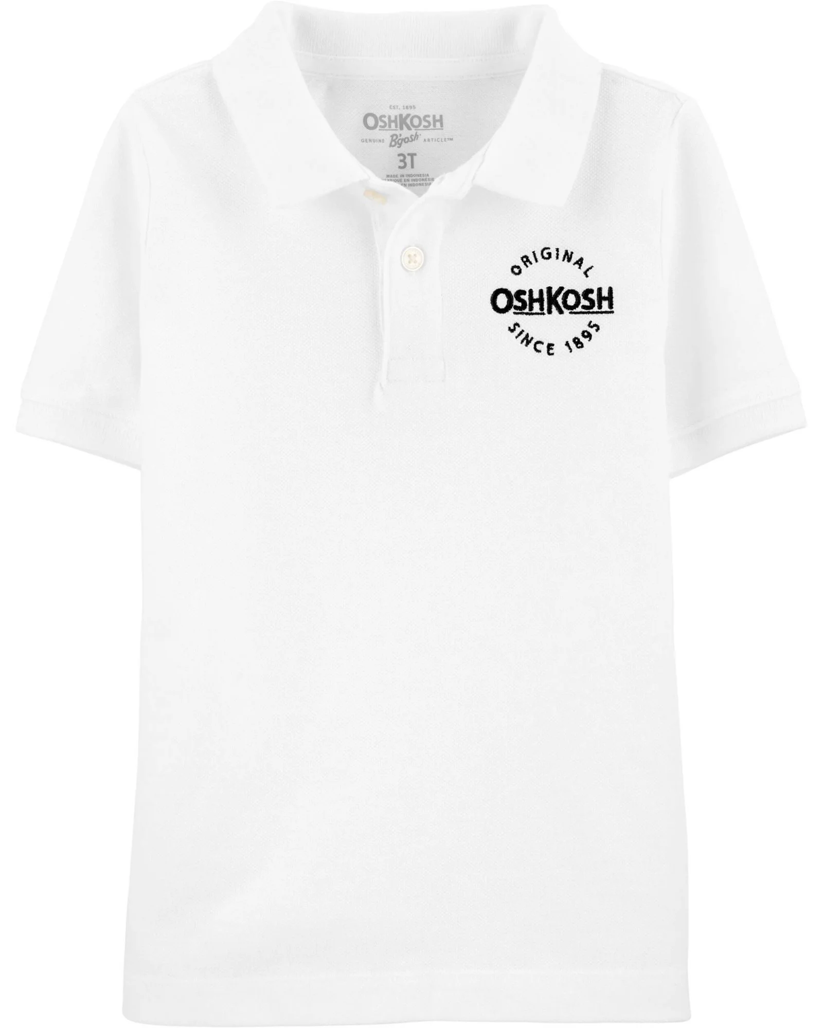 Oshkosh Tricou tip polo alb