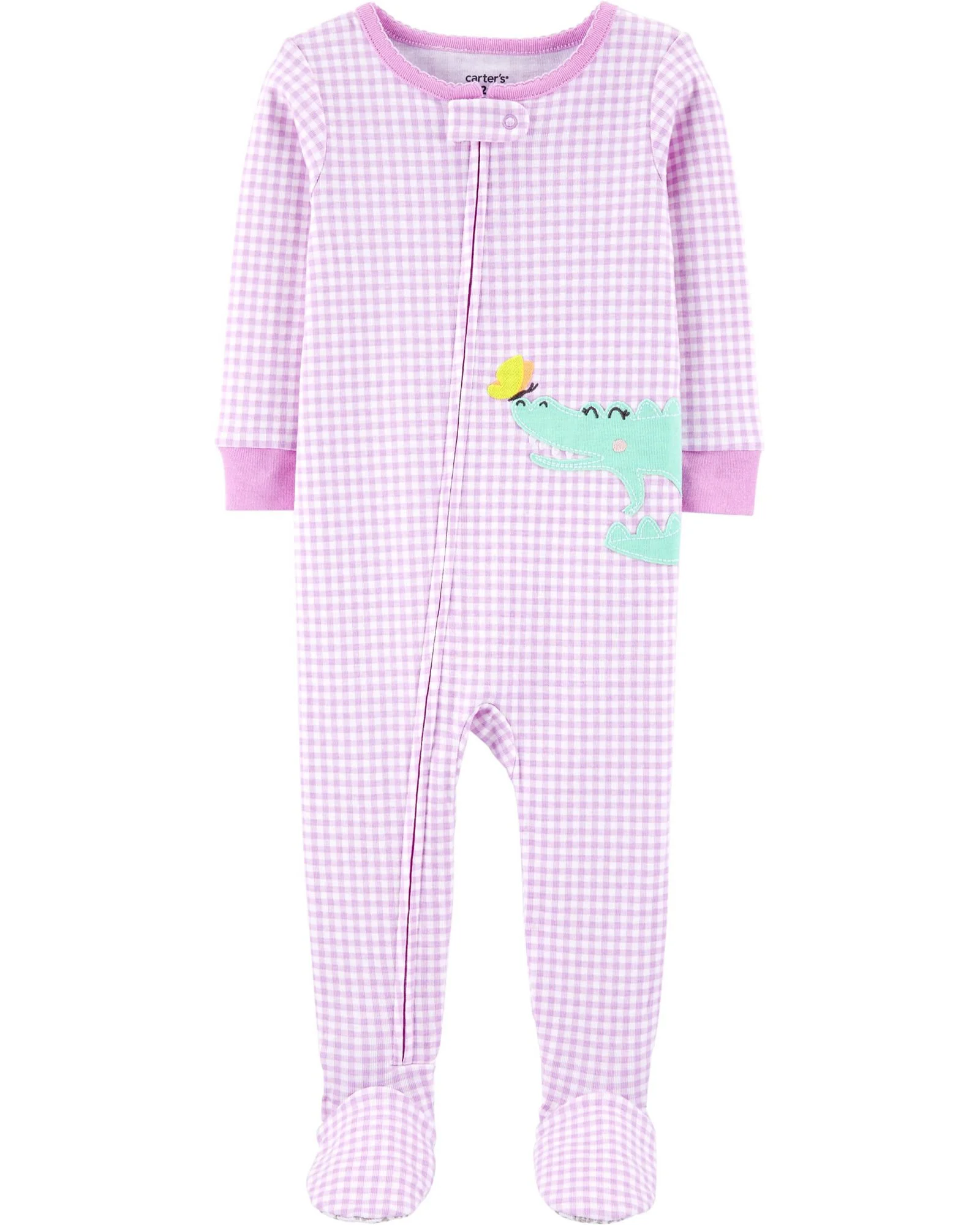 Carter's Пижама фиолетовая Аллигатор foto