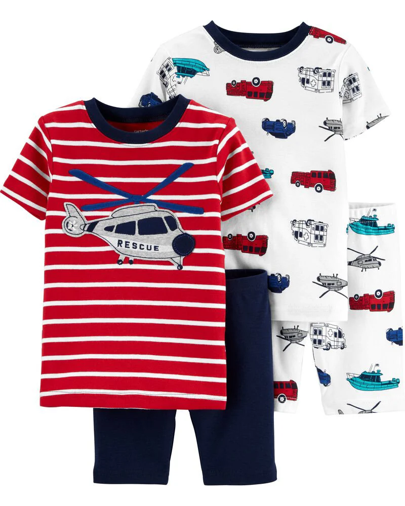 Carter's Set 2 pijamale Elicopter foto