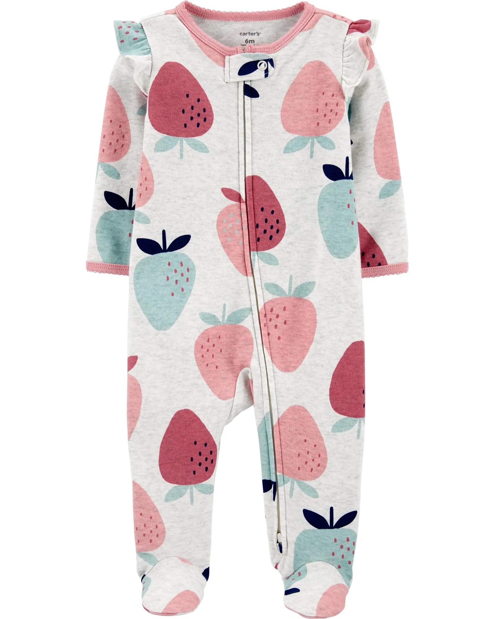 Carter's Pijama cu fermoar reversibil Capsuni foto
