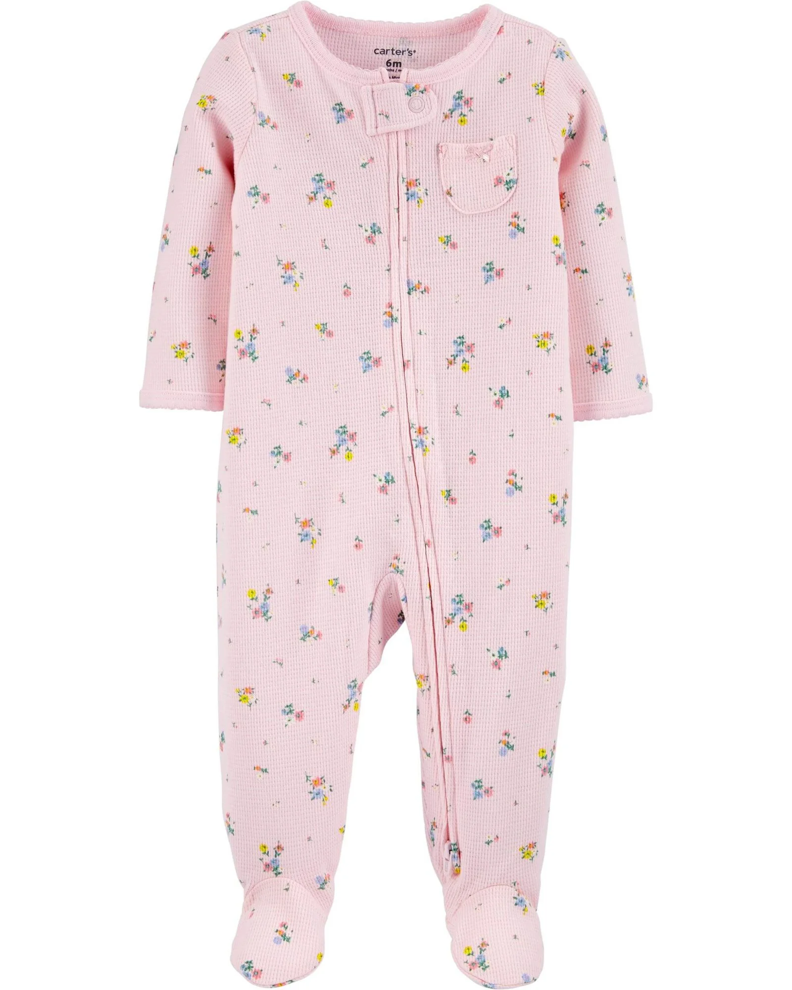 Carter's Pijama cu fermoar reversibil Flori foto