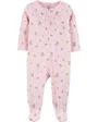 Carter's Pijama cu fermoar reversibil Flori foto