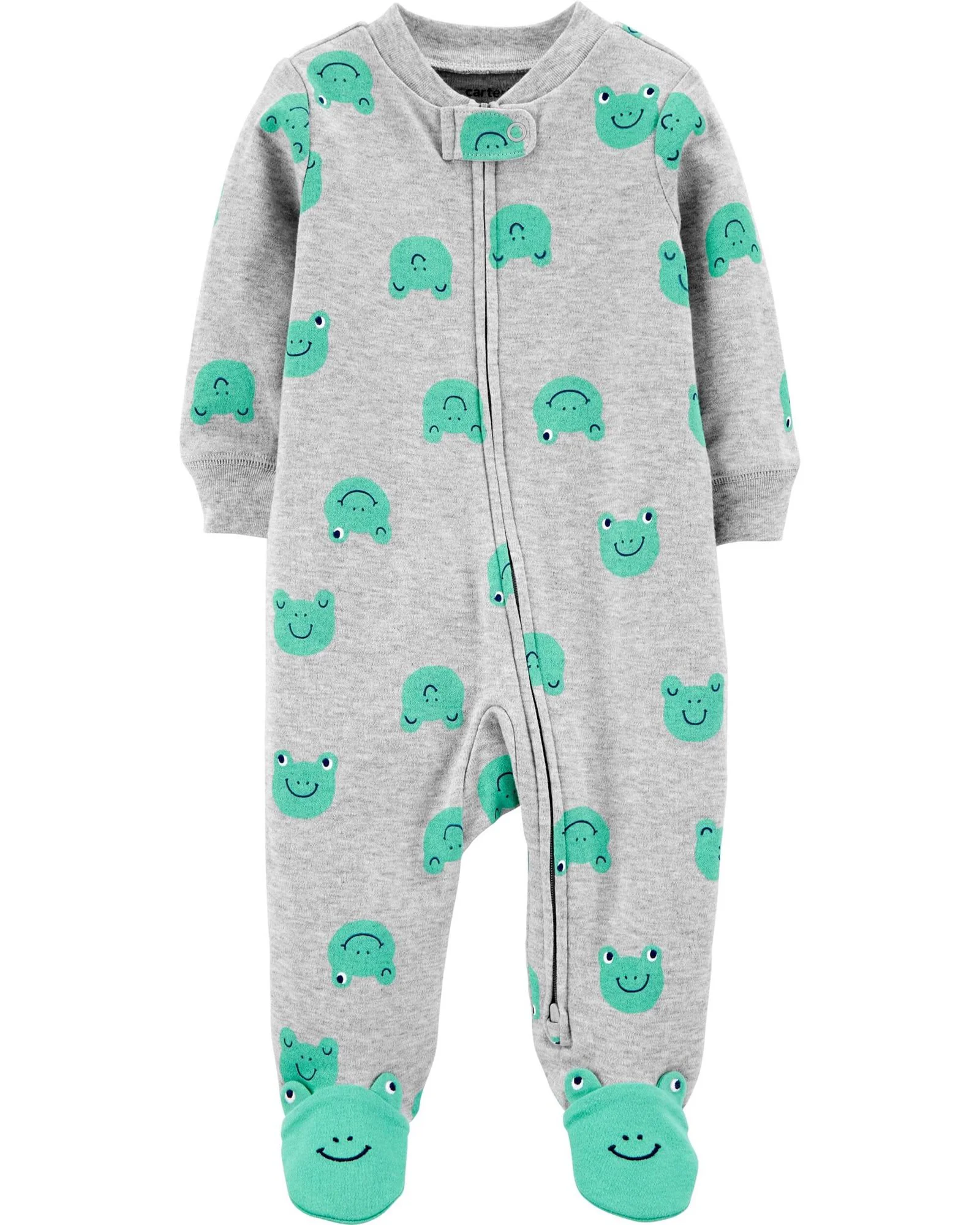 Carter's Pijama cu fermoar reversibil Broscute foto