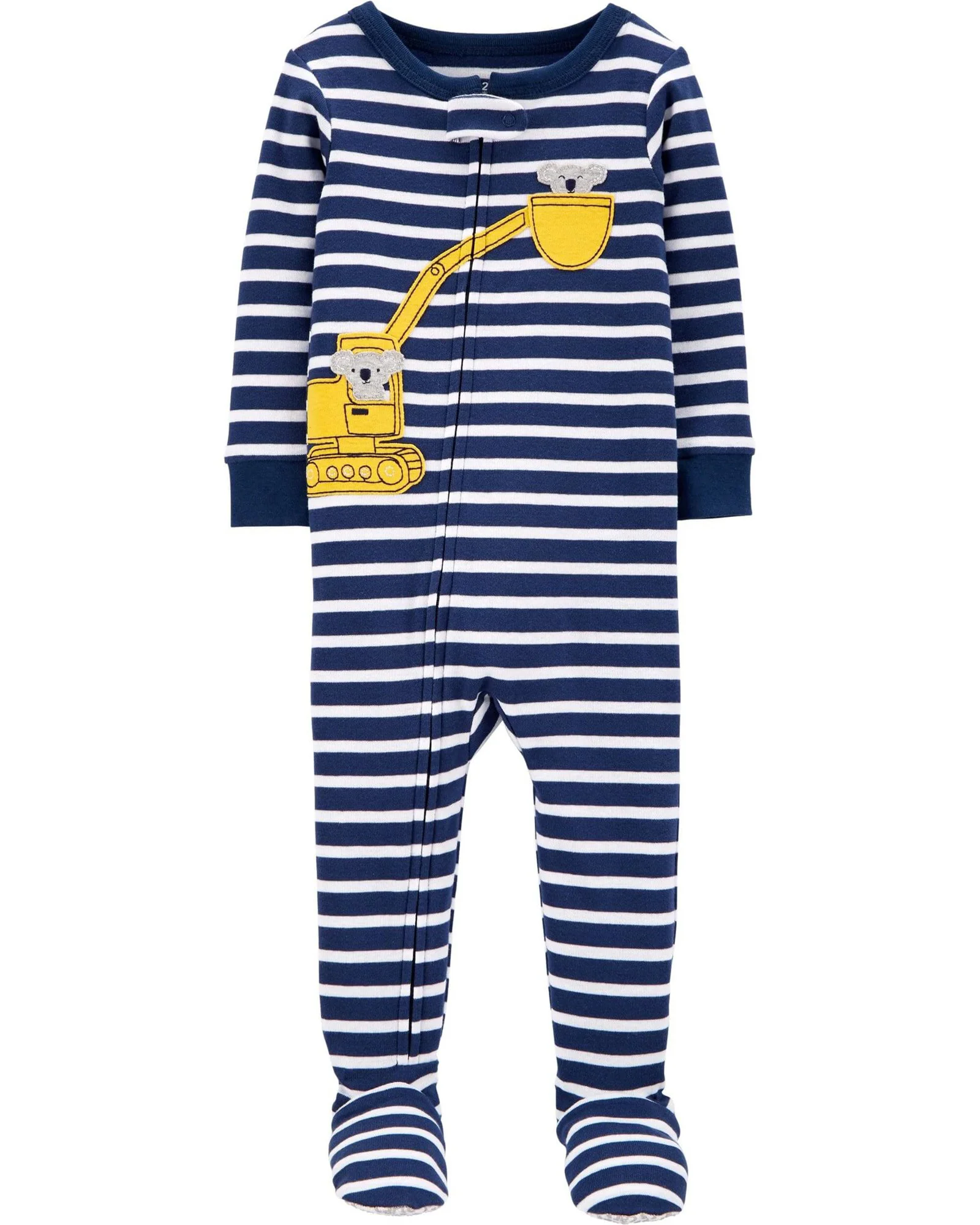 Carter's Pijama Excavator cu fermoar foto