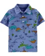 Carter's Tricou tip polo Dinozauri foto