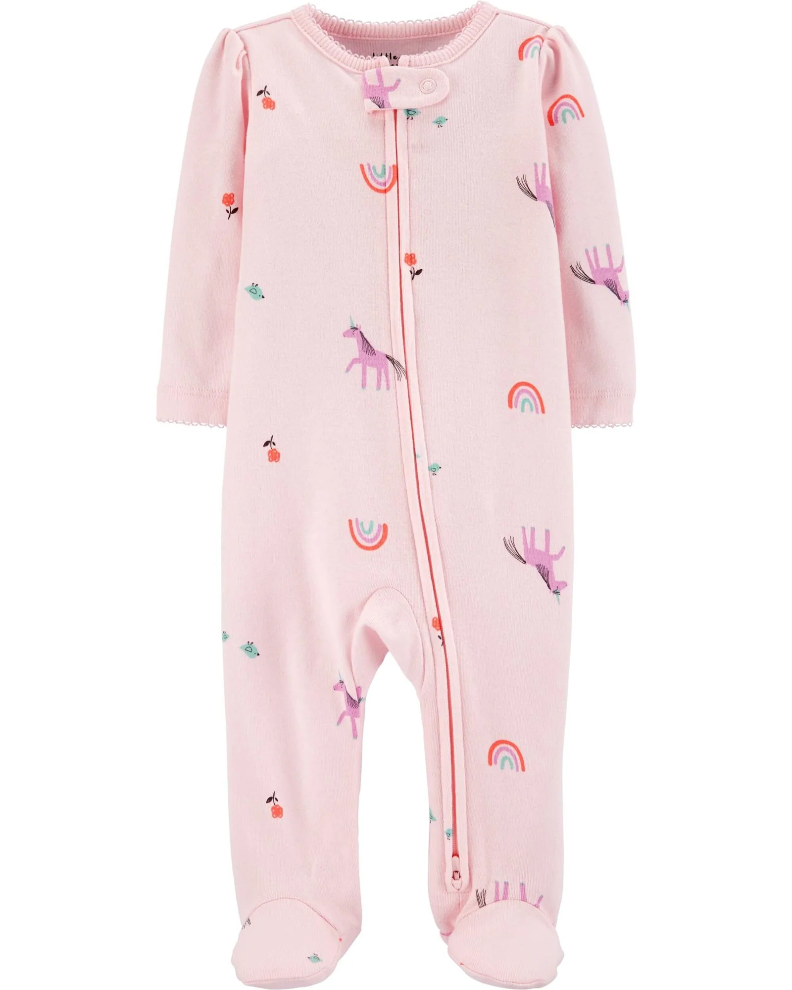 Carter's Pijama cu fermoar reversibil Unicorn 100% Bumbac Organic foto