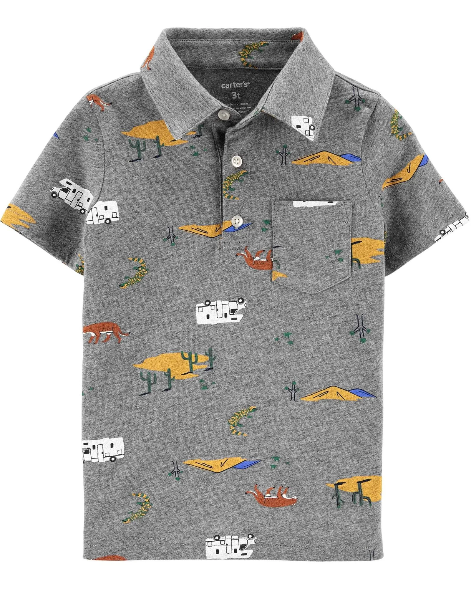 Carter's Tricou tip polo Camping foto