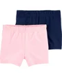 Carter's Set 2 piese Pantaloni scurti Roz si Bleumarin