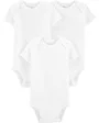Carter's Set 3 piese body Alb 100% Bumbac Organic foto