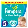 Scutece Pampers Active Baby 5 Junior XXL Box (11-16 kg), 150 buc.