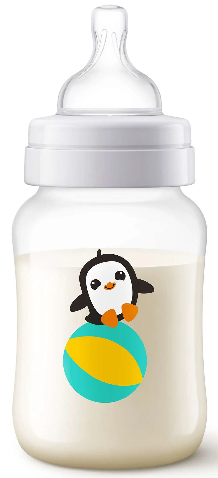 Biberon anti-colic Philips AVENT Classic Pinguin, 260 ml foto