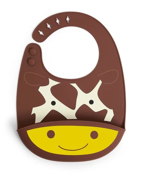 image for Bavetica de silicon Fold & Go Skip Hop Zoo Girafa foto