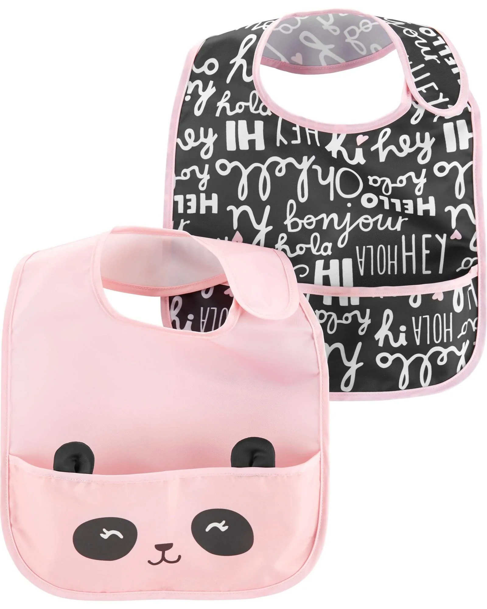 Carter's Set 2 bavete impermeabile Panda