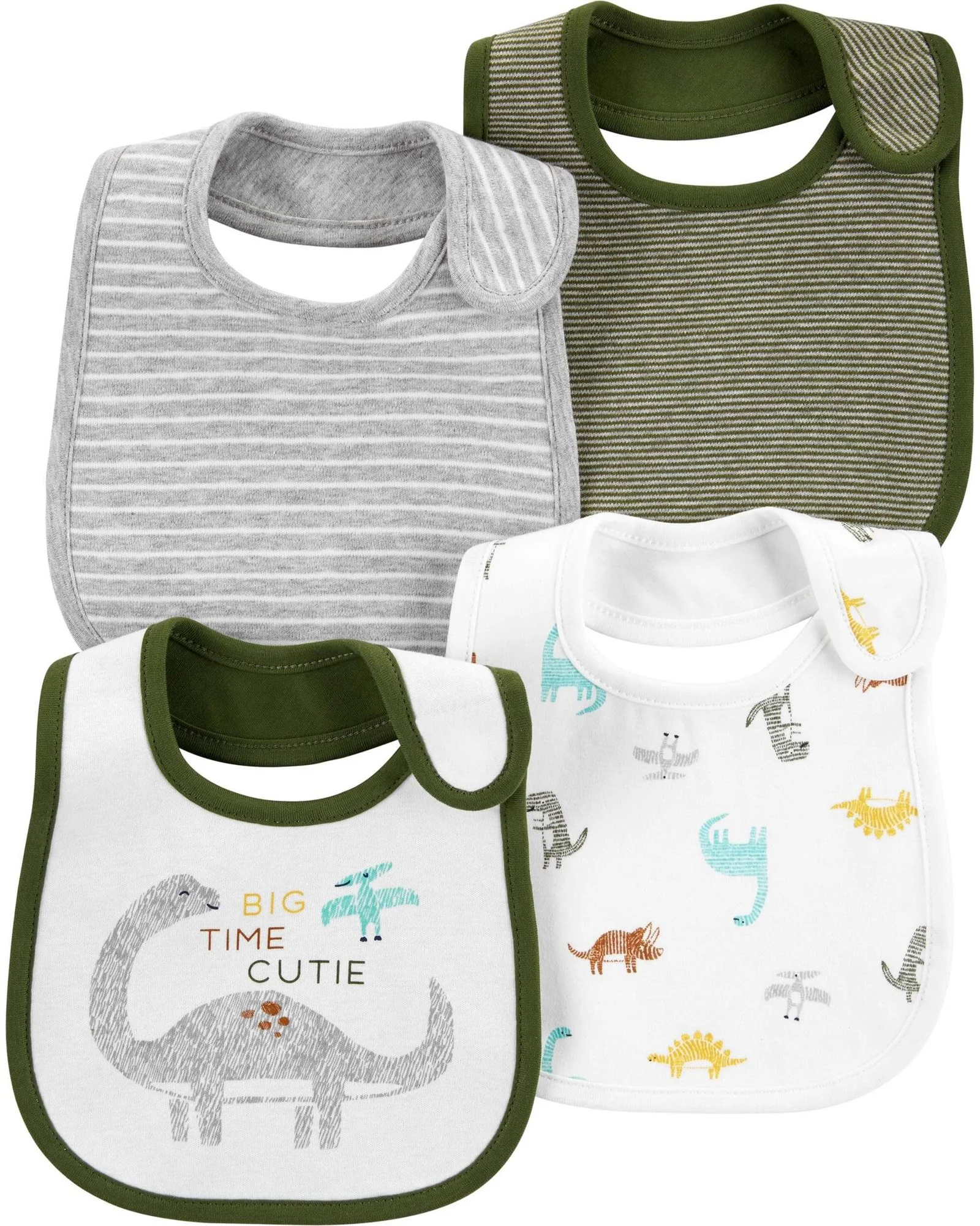 Carter's Set 4 bavete bebelus Dinozaur foto