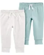 Carter's Set 2 piese Pantaloni uni cu dungi