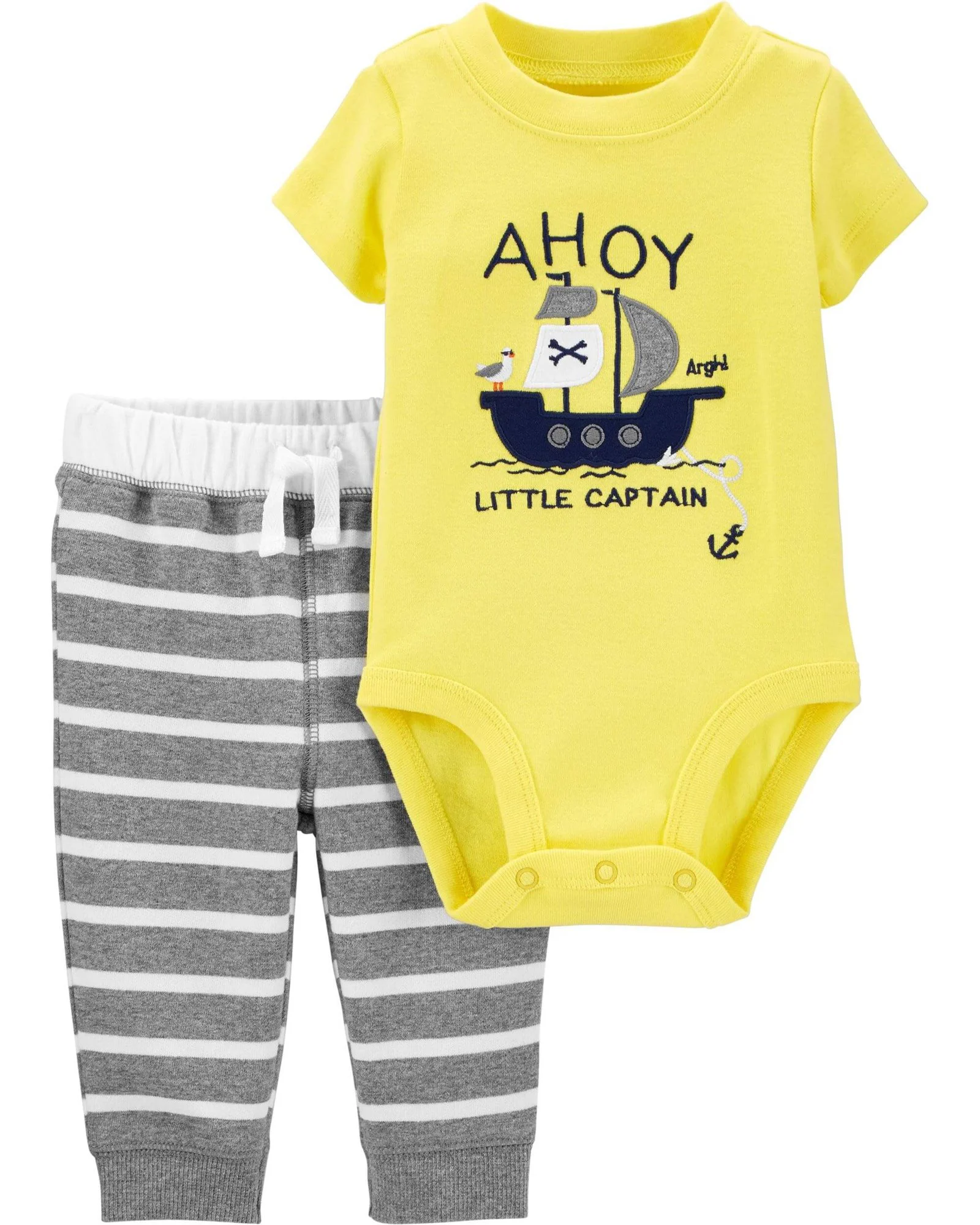 Carter's Set 2 piese Pirat - Pantaloni si body foto
