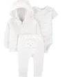 Carter's Set 3 piese Norisor - hanorac, pantaloni si body foto