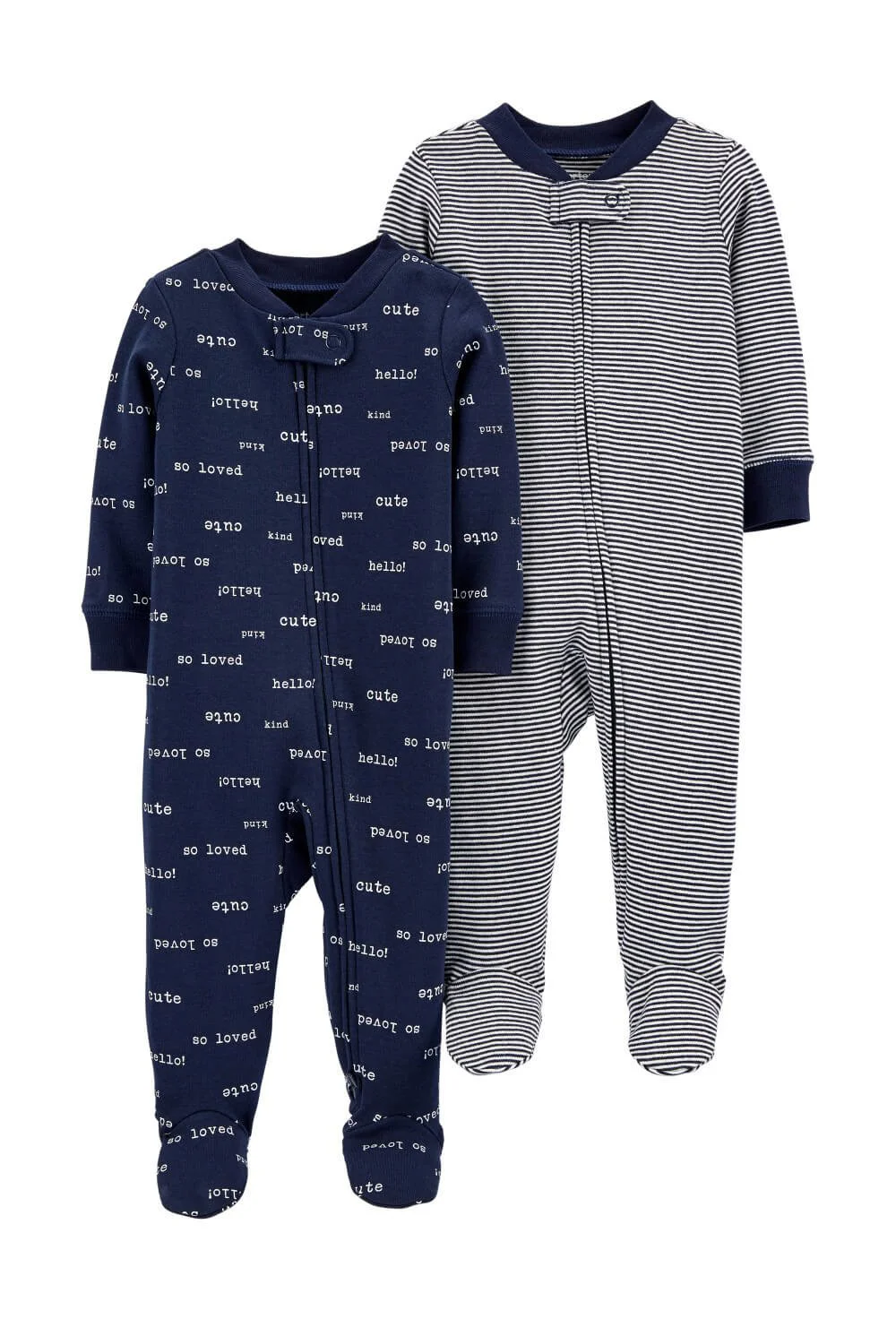 Carter's Set 2 piese Pijamale bebe text foto