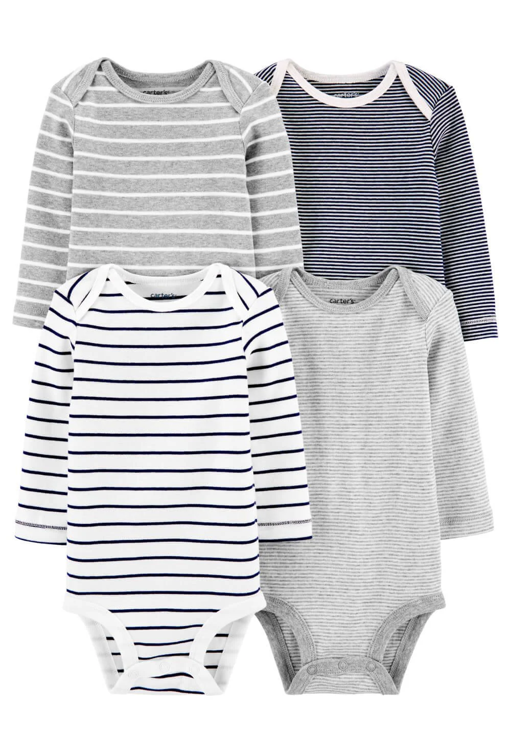 Carter's Set 4 piese bebe Body cu dungi foto