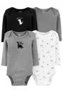 Carter's Set 4 piese bebe Body Dinozauri foto