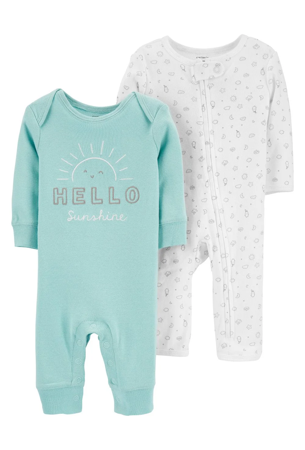 Carter's Set 2 piese Pijamale bebe Soare foto