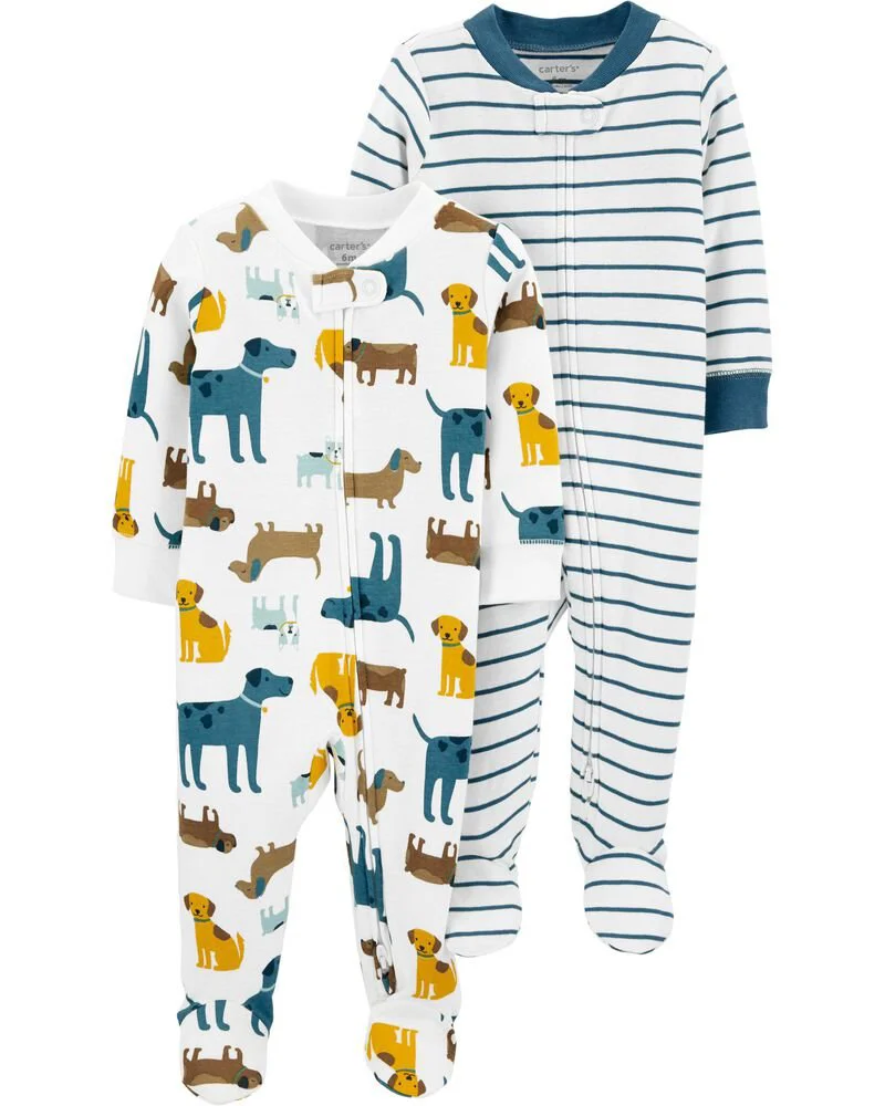 Carter's Set 2 piese Pijamale bebe Catei foto