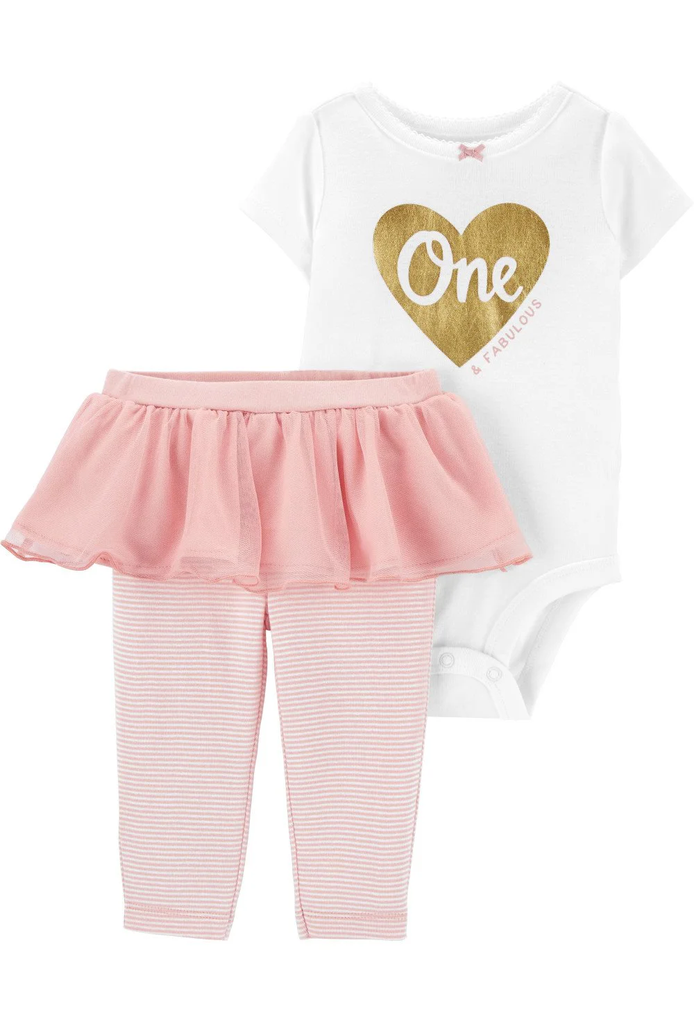 Carter's Set 2 piese Body & Colanti cu fustita tutu One foto