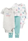 Carter's Set 3 piese Iepuras - 2 body si pantaloni foto
