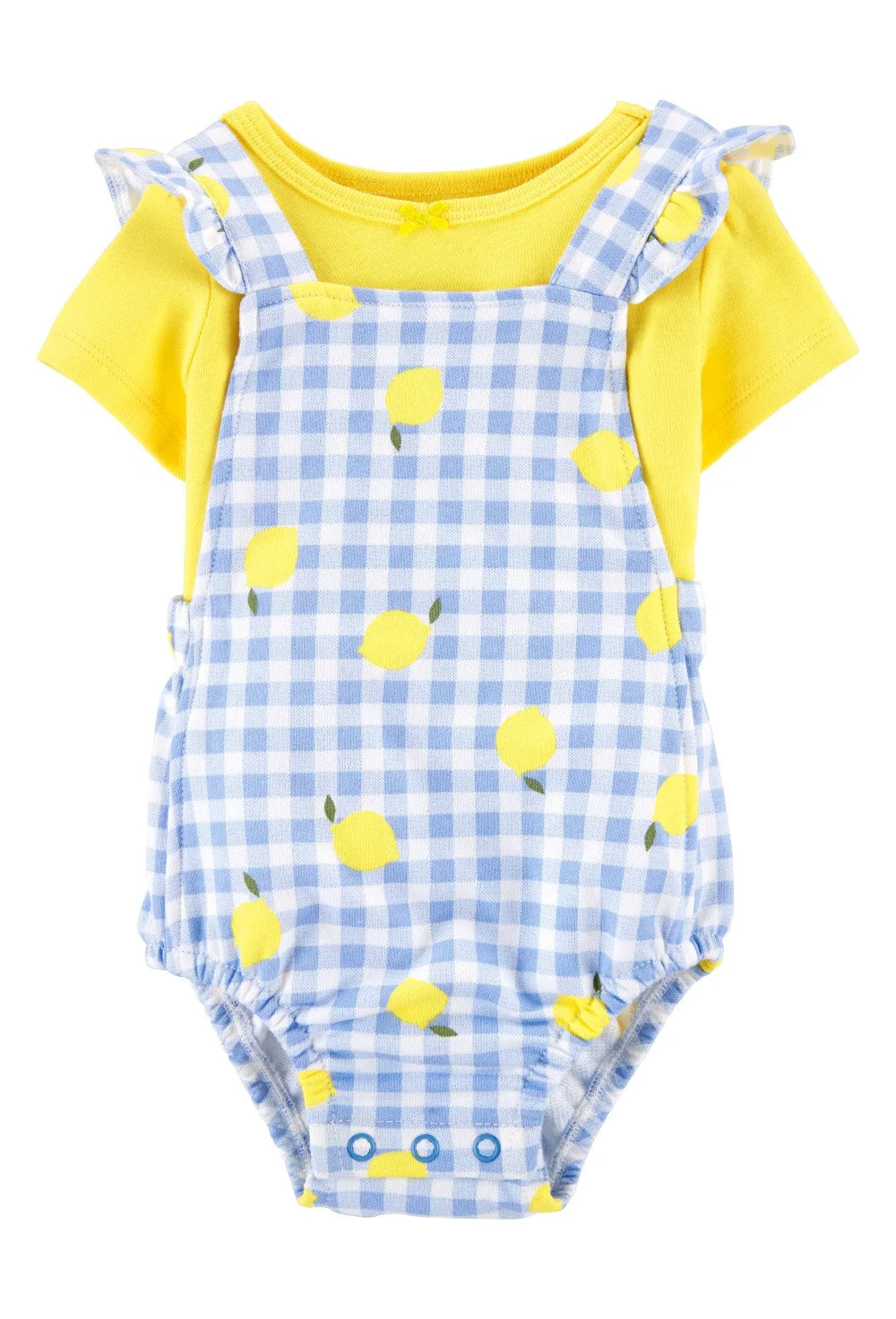 Carter's Set 2 piese Lamai - tricou si salopeta foto