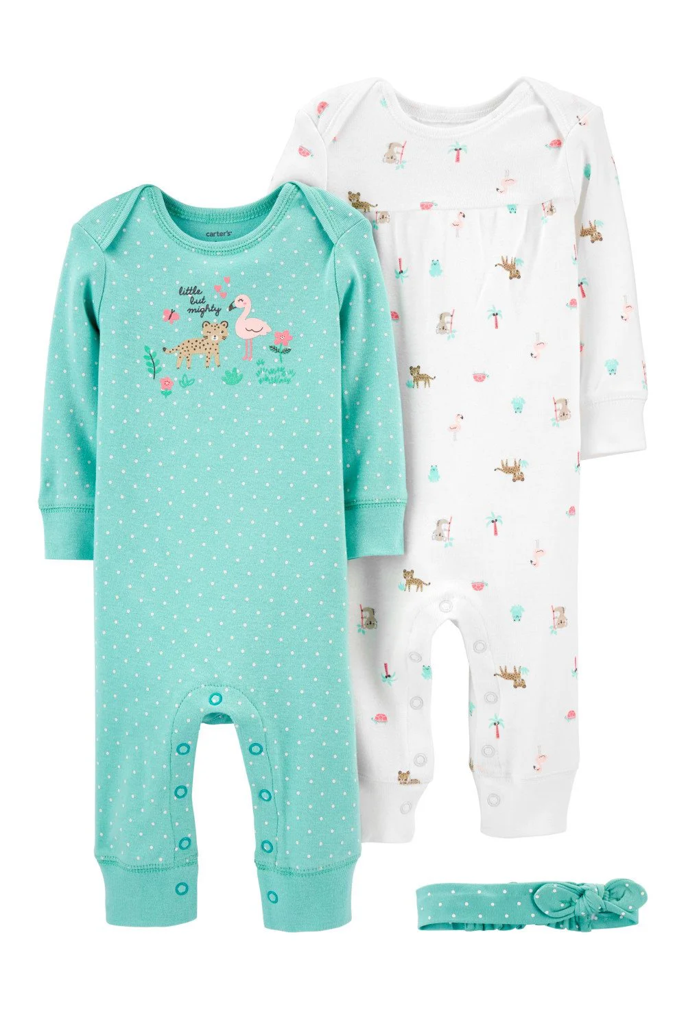 Carter's Set 3 piese - 2 Pijamale si bentita foto