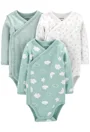 Carter's Set 3 piese body Nori cu capse laterale foto