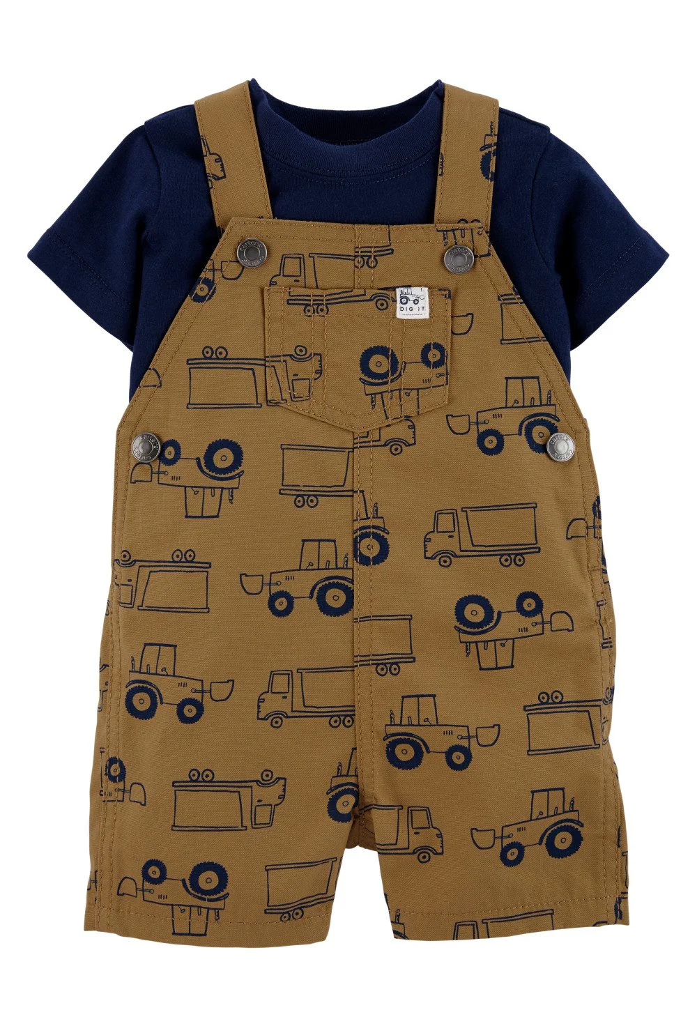 Carter's Set 2 piese Camion - tricou si salopeta foto