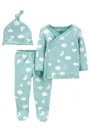 Carter's Set 3 piese Norisori - pantaloni, top si caciulita foto