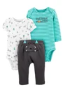 Carter's Set 3 piese Monstrulet - 2 body si pantaloni foto