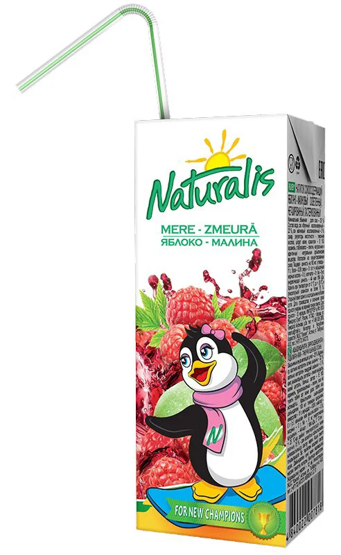 Сок Яблоко - Малина Naturalis, 200 мл