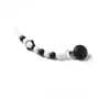 Lantisor din silicon pentru suzeta BabyOno Natural Nursing Black foto
