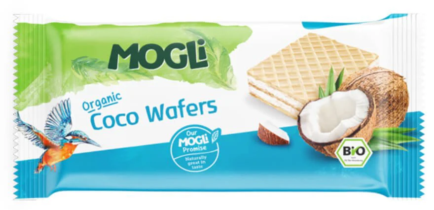 Вафли Bio MOGLI с кокосом, 15 г