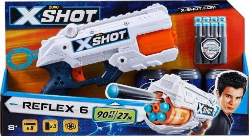 image for Бластер X-SHOT Excel Reflex 6, 3 б. 16 патроны foto