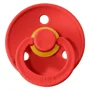 Suzeta rotunda BIBS Strawberry din latex (0-6 luni) foto