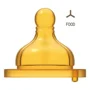 Tetina din latex Chicco Original Touch, flux pentru terci (6+ luni), 2 buc.