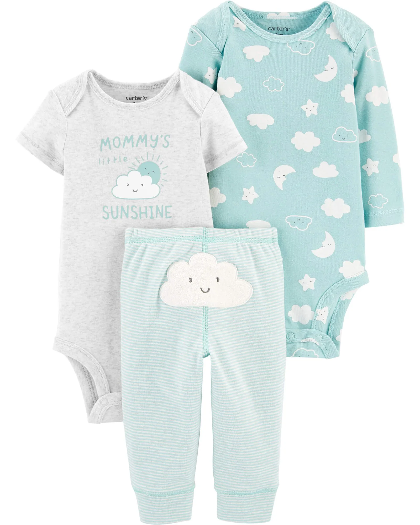 Carter's Set 3 piese Norisor - 2 body-uri si pantaloni foto