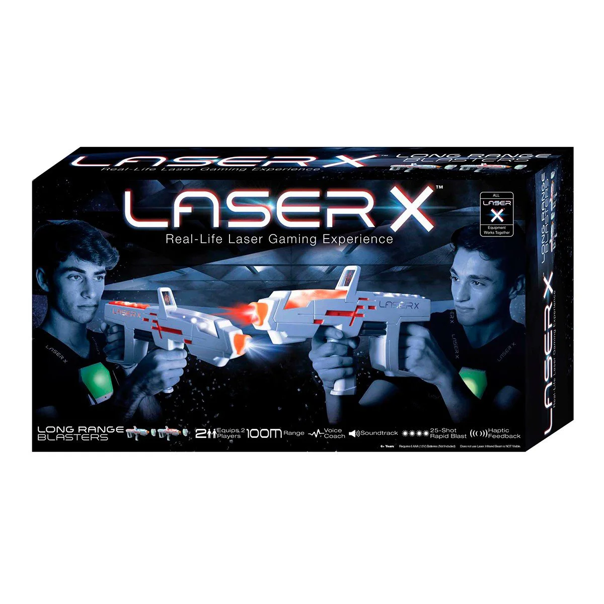 Игровой набор для лазерных боев Laser X NSI для двух игроков